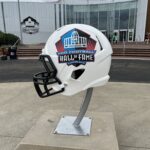 Helmet Outside Football Hall of Fame