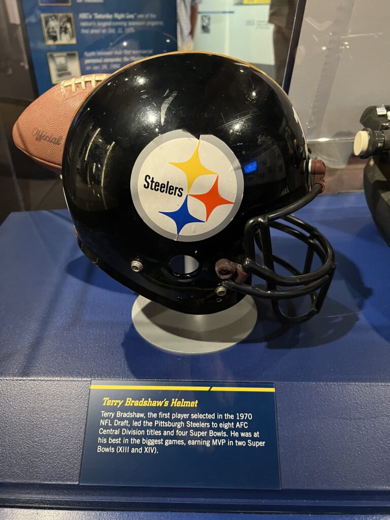 Terry Bradshaws Helmet