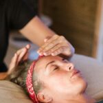 Woman Receiving a Massage