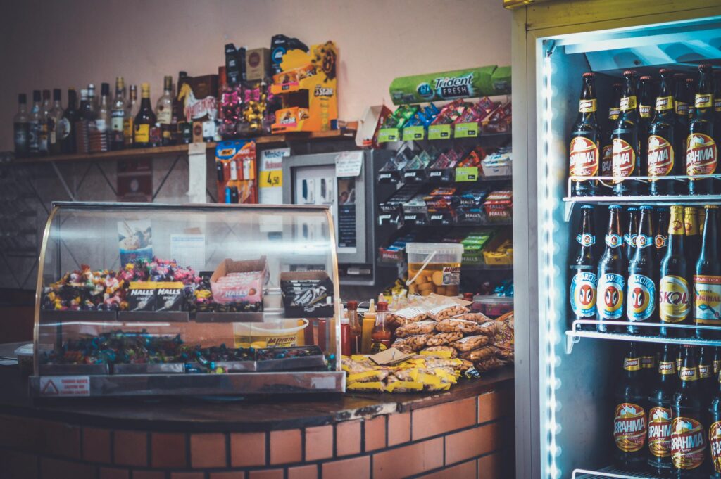 Photo of the Inside of a Convenient Store