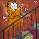 Garfield Grafiti on a Stairwell