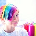 Person with Colorful Hair