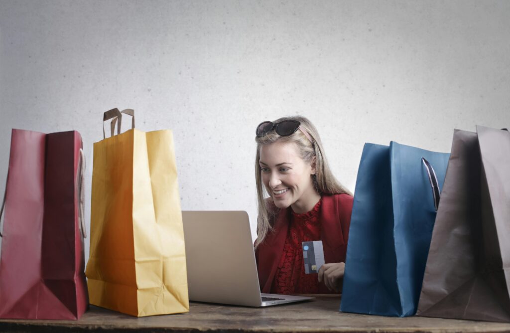 Woman Shopping Online