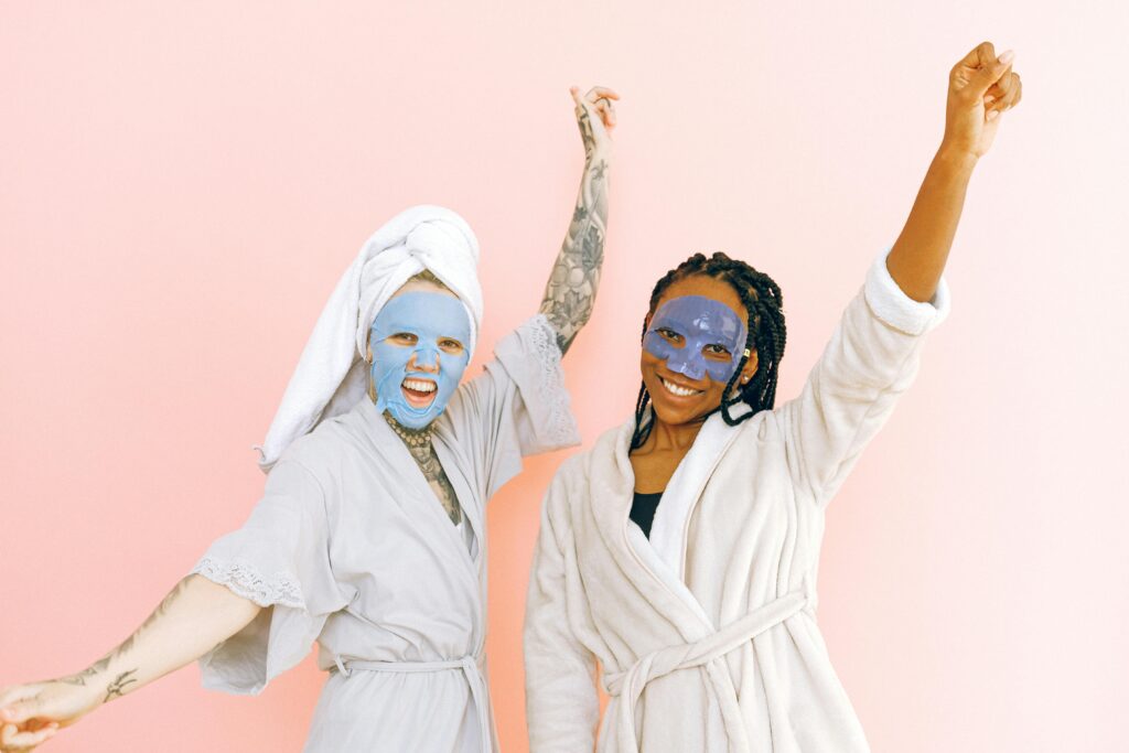 Women Wearing Facemasks