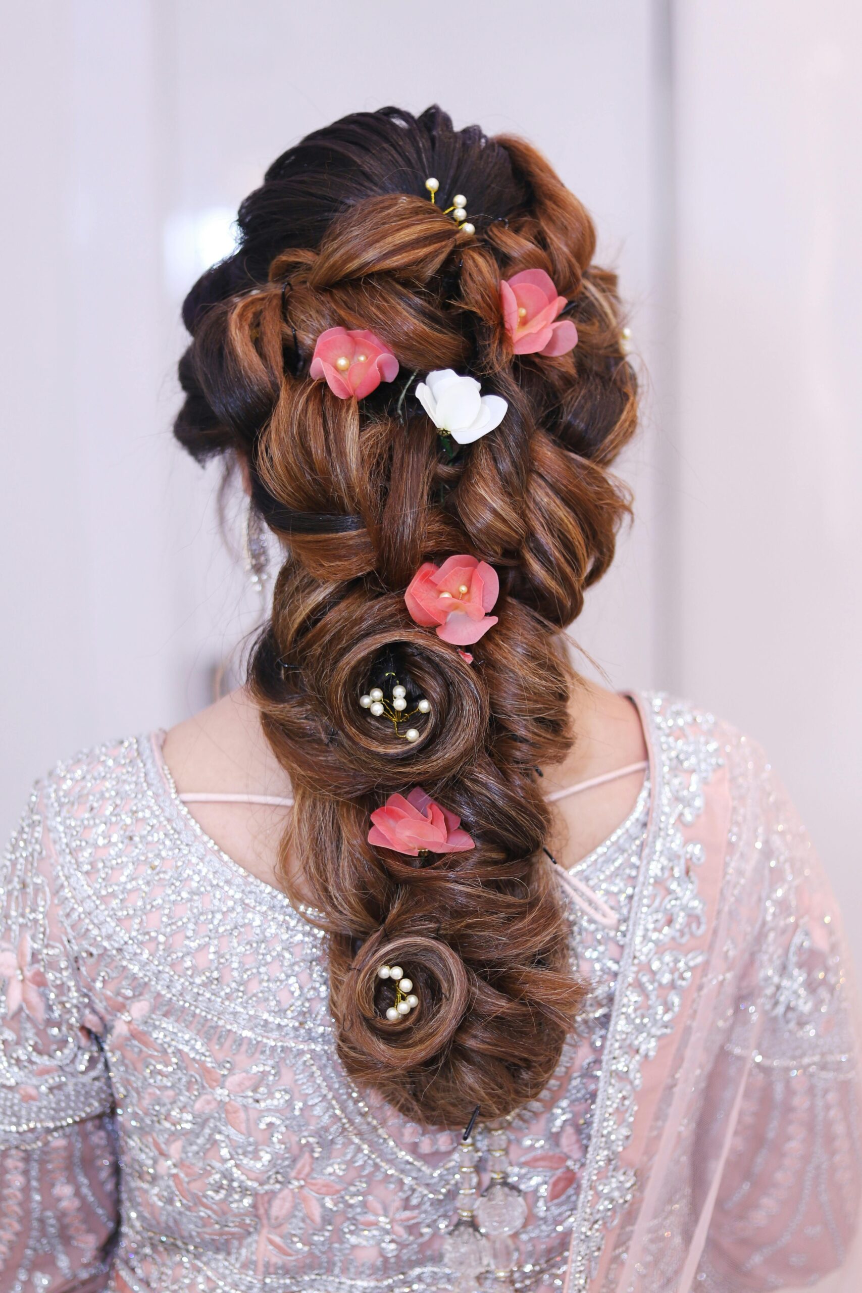 Woman with braided hair