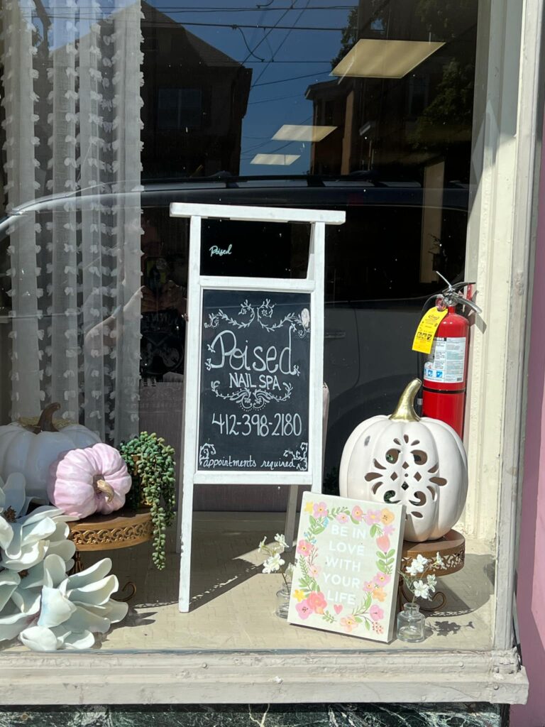 Poised Nail Spa Front Window