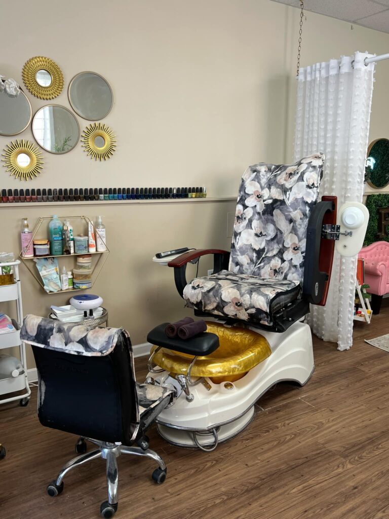 Pedicure Station of Poised Nail Spa