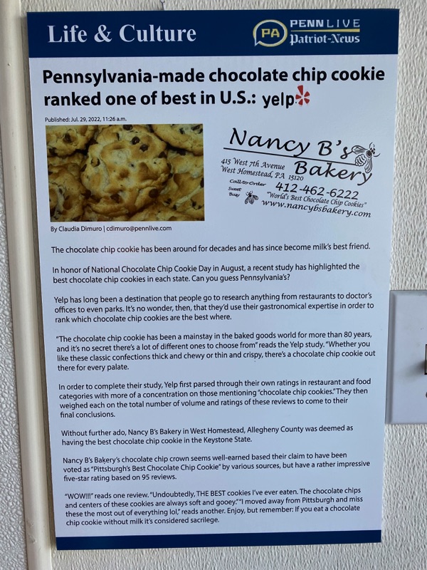 We're on a quest for the best Nancy B's chocolate chip cookie copycat recipe