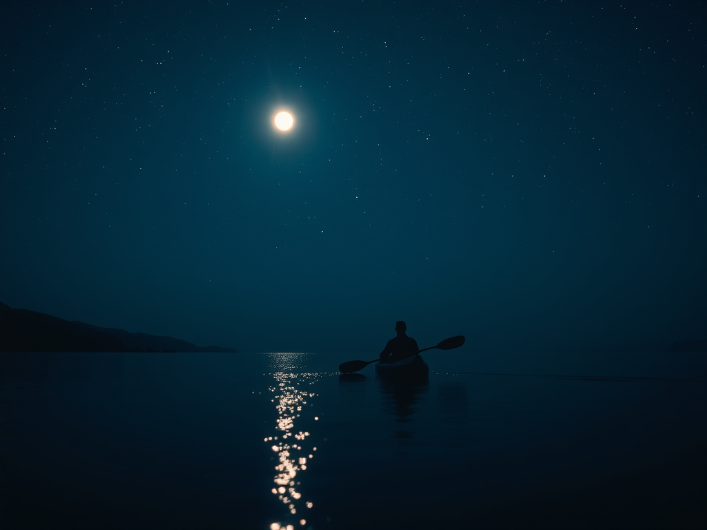 Fun Fall Activities Include Kayaking at Night