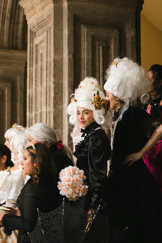 Models Waiting Backstage for a Fashion Show