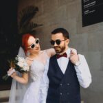 Wedding Etiquette 2024 Bride and Groom in Shades