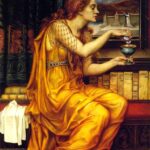 Ancient Roman Poisoner Locusta Mixing Poisons