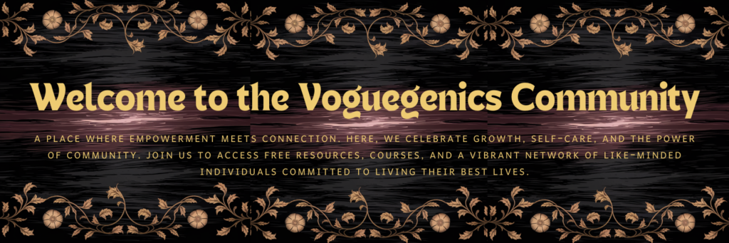 Colorful Elegant with Gradient Blur Educational Twitter Header Voguegenics Where Style Sass and Life Hacks Collide Colorful Elegant with Gradient Blur Educational Twitter Header