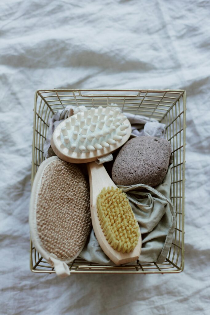 Winter Self care Rituals Dry Brushing